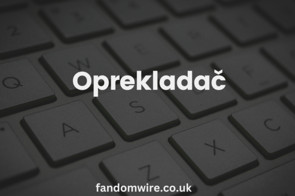 Oprekladač